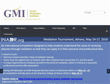 Tablet Screenshot of gmi-mediation.com